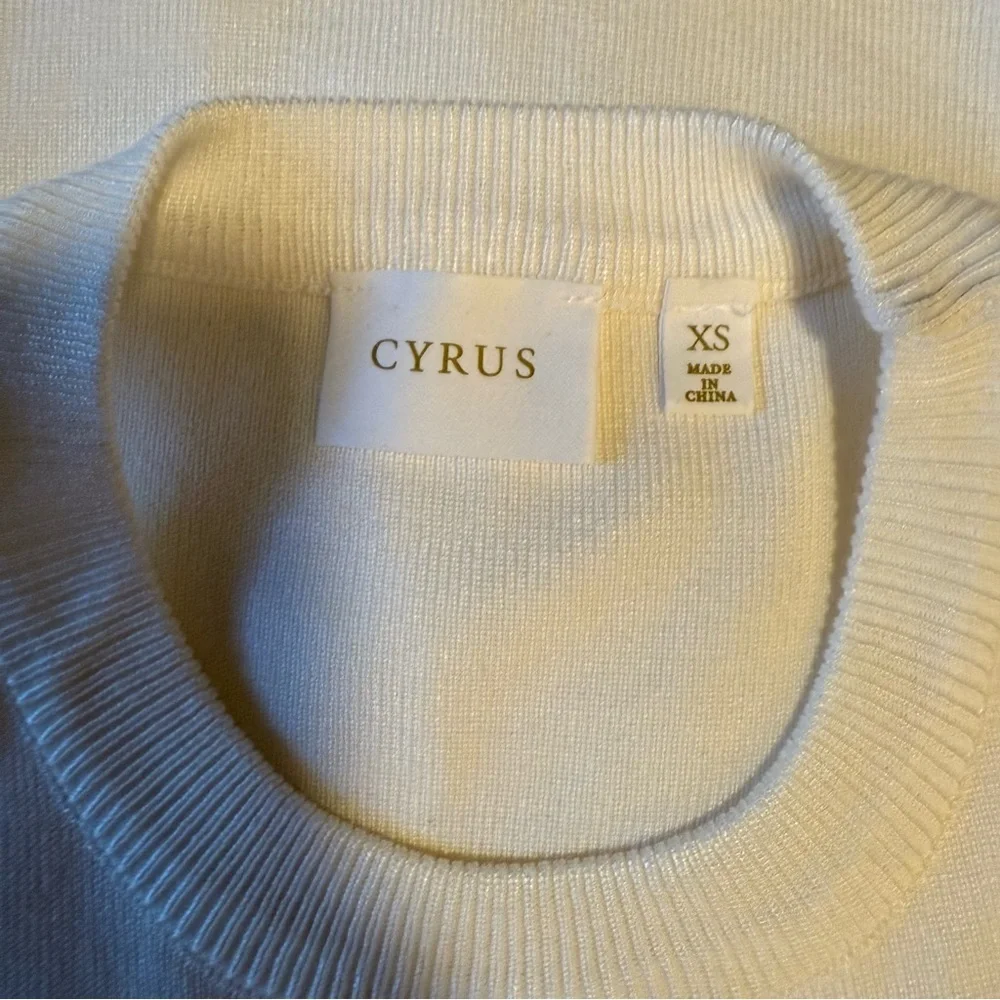 NWOT Cyrus High Neck Sleeveless Camisole Sweater - Picture 3 of 4
